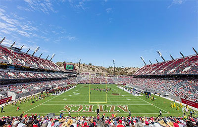 Snapdragon Stadium at San Diego State University
