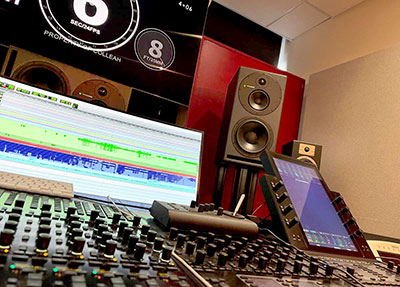 Dynaudio Core 59 monitoring at Mark Taylor’s studio