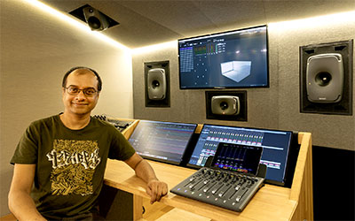Deepangsu Roy, senior engineer/partner, BOING Studios, pictured in Studio 4