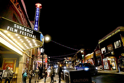 The historic Egyptian Theatre in Park City