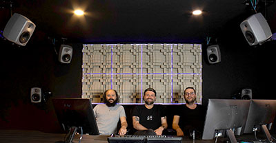 La Tina founders Andrés Silva, Alejandro Uribe-Holguín and Manuel José Gordillo