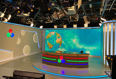 Macau TDM main newsroom studio (Pic: ProHarmony Technology)
