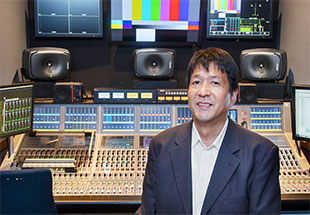 ABC%u2019s Sadanari Iwahashi in the 202 OB truck