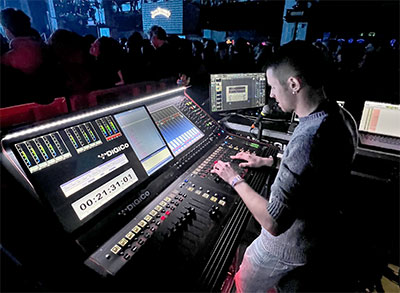 DiGoCo Quantum 225 at FOH for Alizzz