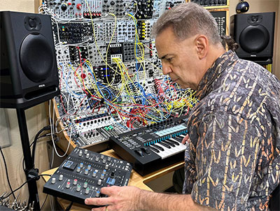 Chris Meyer with Solid State Logic BiG SiX desktop mixer