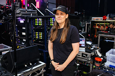 Crew Chief & RF Tech Emma-Jane Le (Pic: Tom Martin)