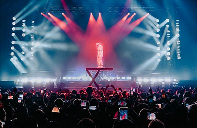 NF performing on his Hope Tour (Pic: Brad Heaton