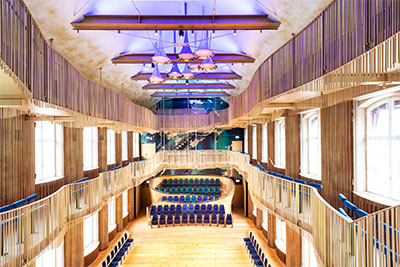 The new hall at Lilla Akademien music school