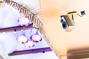 The Hall features 26 Genelec Smart IP loudspeakers, including 4430s finished in RAL 1036 Gold