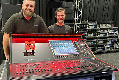 DWR's Kyle Robson with Carel du Plessis of Sound Stylists
