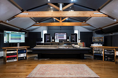 The refurbished control room at Spirit Studios