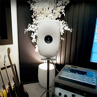 Tim Henson’s W6rst Studios in Dallas, Texas, feature Genelec 8361s in white