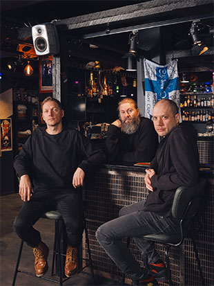 Children of Bodom band members Henri Seppälä, Jaska Raatikainen and Janne Wirman
