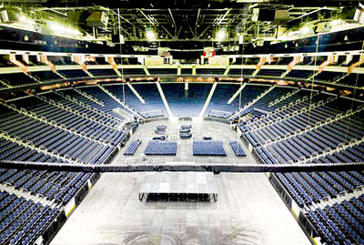 The 13,000-seat Gas South Arena 