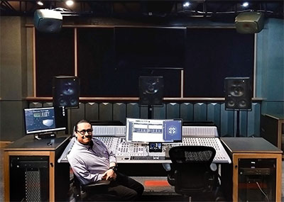 Raul Oropeza, Audio Engineering Manager at Televisa, pictured in Studio 7 of Televisa%u2019s San Angel facility