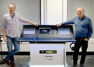 DiGiCo's Tim Shaxon and WE Audio%u2019s Luke Ireland