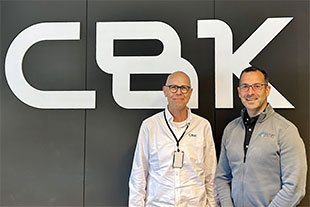 Øystein Berglund, Product Manager Audio at CBK Group, and Val Gilbert, Director of Business Development for Export at Fulcrum Acoustic