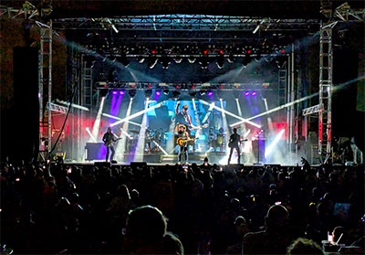 Lee Brice performs at Jeep Beach with TT+ Audio GTX system