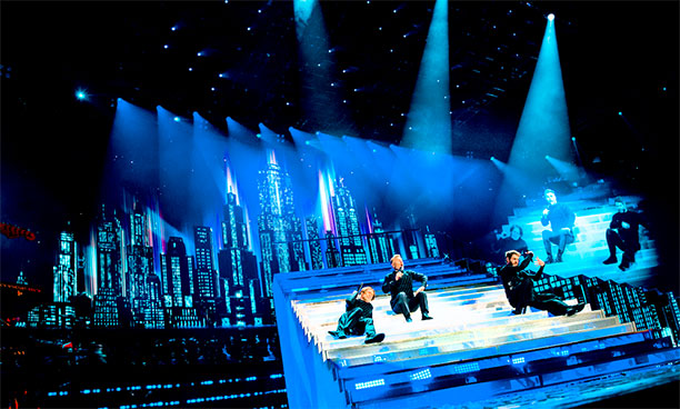 Take That in Glasgow (Pic: RHM Productions)