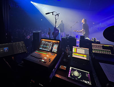 Jan Brandt on monitors for Max Mutzke