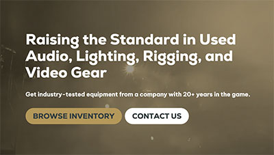 Las Vegas-based 3G Productions launches UsedGear.com