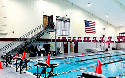 Campbellsville University swimming area