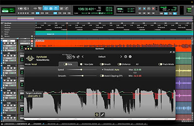 DynAssist vocal and dialogue processing in Pro Tools