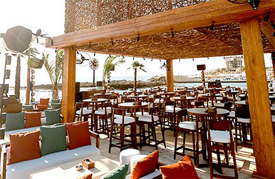 Île Beach Bar has installed the first Martin Audio FlexPoint in Lebanon