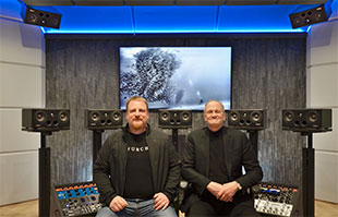 Studio owner Richard Furch and MixRoom designer Carl Tatz at mixManor Studios
