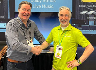 NTP COO Mikael Vest with Andreas Hildebrand