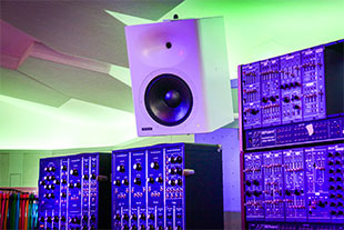 SynthTemple has deployed Genelec Smart Active Monitors throughout, including the high-SPL S360A model