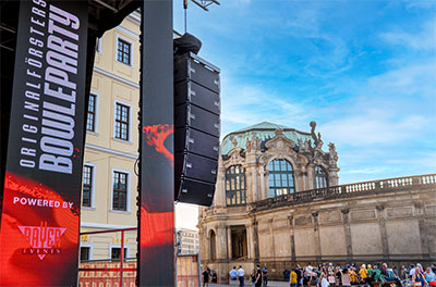 dBTechnologies joins Dresden festival street party
