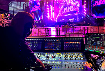 FOH Engineer, Greg Price