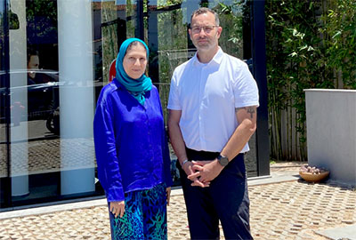 Karima Khireddine and Val Gilbert