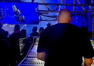 Monitor engineer, Myles Hayle