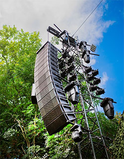 EM Halo arrays at Regent’s Park Open Air Theatre