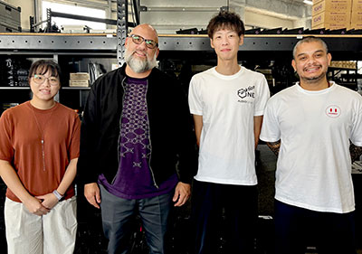 Audio Gears Taiwan CEO Joyun Huang, Funktion-One Sales Director Andrew Low, Audio Gears Japan CEO Osamu Satoh, and Audio Gears Co COO Bob Siripremanant