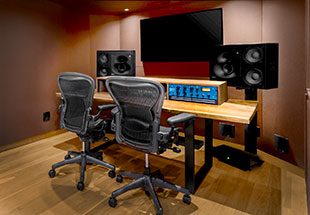 Studio B at Electric Feel Nashville, featuring 1238DF monitors