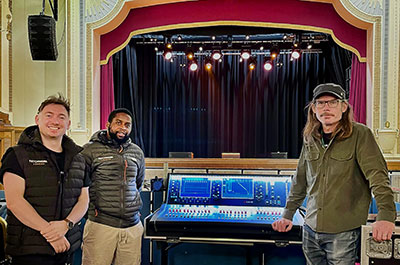 Chris Parker (Patchwork London Senior Project Manager), Louis Jemmott (Patchwork London Sales Director) and Tom Watt (IAH Technical Manager)