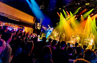 Broken Brass performing at Neushoorn (Pic: Lisa Anholts)