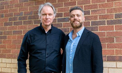 Optimal Audio's Andrew Duffield (left) with Republik Pro AVL's Kemal ‘Kal’ Yener