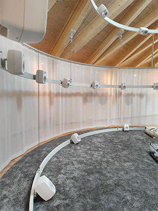 Genelec Smart IP loudspeakers in the Peter Roth Resonance Centre
