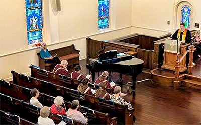 Ewing Covenant Church’s 1867 Sanctuary