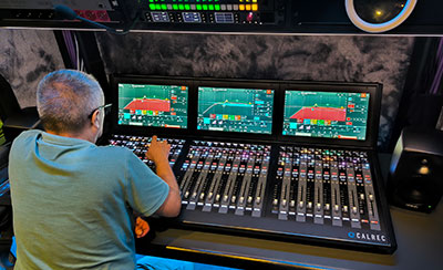 Calrec Argo M in MVP flagship HD1 OB