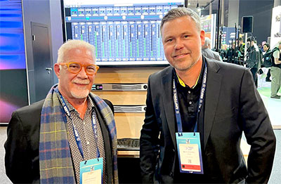 Jerry Colmenero, owner of OSO Colmenero and Martin Andersson, product director for Apex