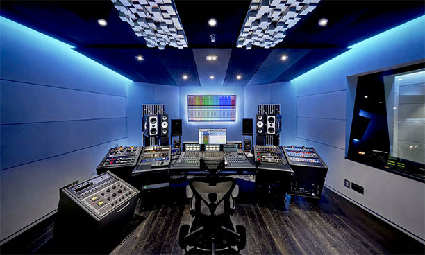 SSL Oracle desk in the Big Shot studio SSL Oracle desk in the Big Shot studio