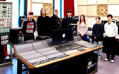 First year bachelor’s students in their Voltage Control Techniques class taught by Head of the Institute, Dr Kees Tazela