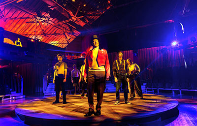 Circus Fire (Theaterworks Hartford and Curtis Brown Photography)