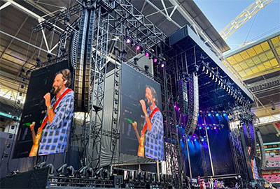 Luke Combs at London’s at Wembley Stadium