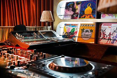 Tateside supplied a Pioneer DJ kit to support in-house DJ sessions